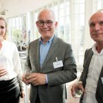 Roos Dutilh (Nederlandse Loterij), Wilko Tijsse Claasse (Port of Amsterdam) en Mike Staring (InsingerGilissen)