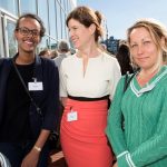 Najma Saleh (Hema), Els Houtman (Houthoff) en Ayche Linsen (Hema)