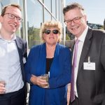 Caïus Ort (Lely), Jacobien Viets (Liance Legal) en Jean Schreurs (NXP Semiconductors)