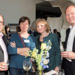 Marcel Mock (Mock Interim & Legal), Flore Groen (Bouwteam P&O), Marie-Christine van Waes (Shell International) en Michiel Wesseling (Houthoff)