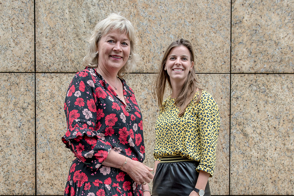 Ebba Hoogenraad en Jacobine van Beijeren
