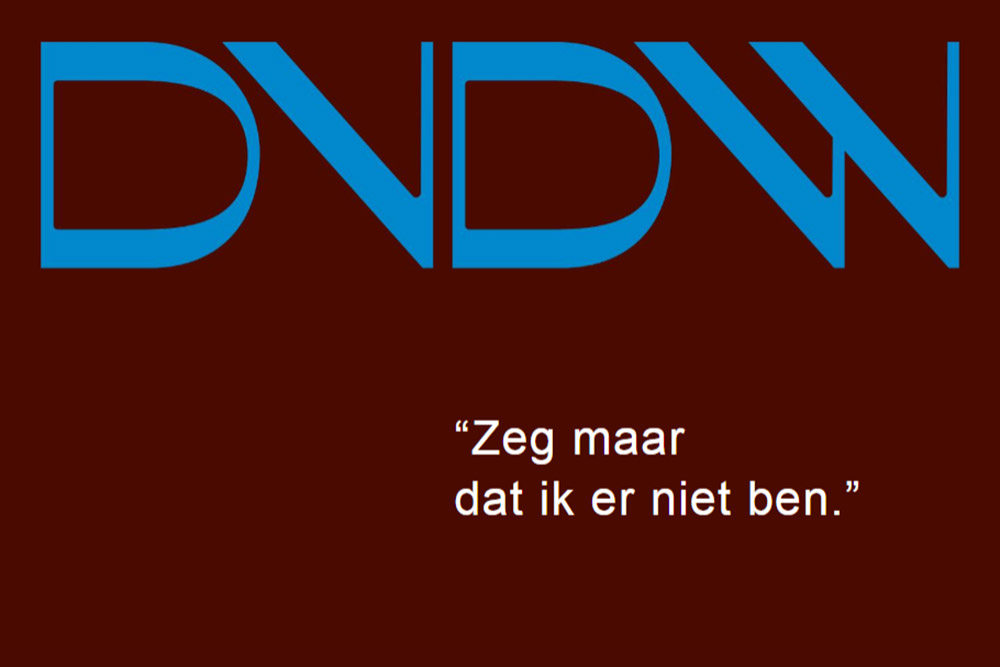 DVDW-magazine- Zeg maar dat ik er niet ben