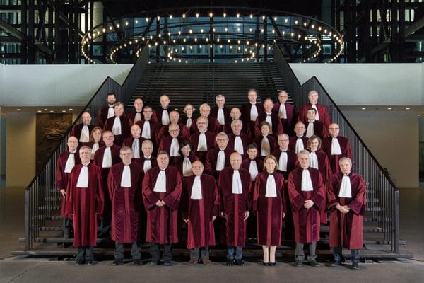 Rechters van het Europese Hof (foto: Hof van Justitie van de Europese Unie)
