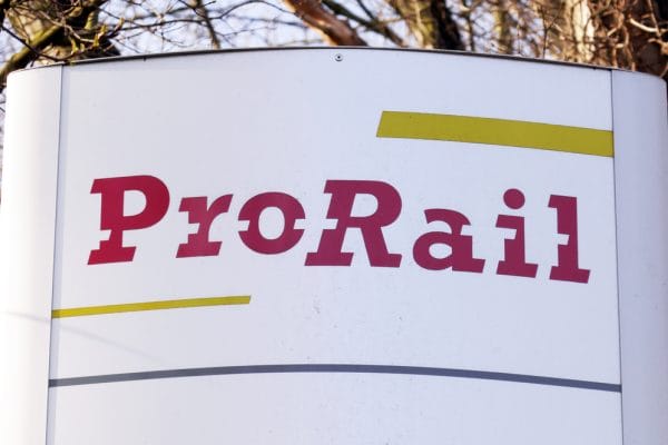 Prorail sign in the Hague
