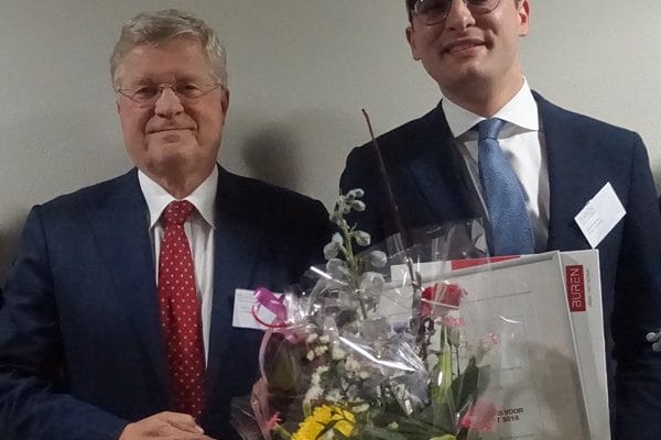 Prof. Bob Wessels (links) en Ramon Vastmans