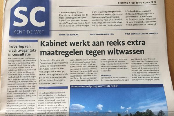 De laatste editie van de papieren SC (9 juli 2019). Foto: Mr.