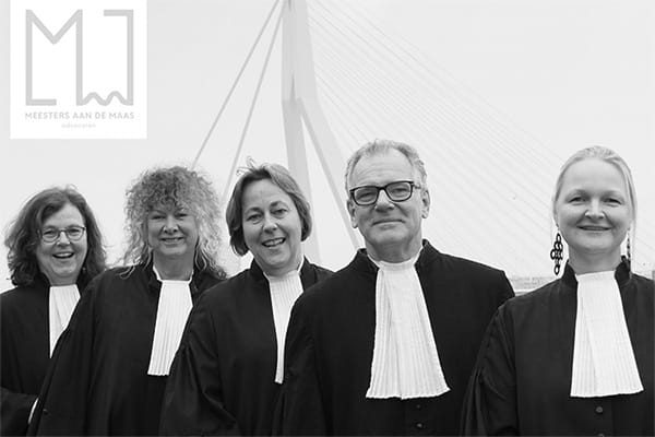 De Meesters aan de Maas met geheel links Marjolein Rietbergen. Foto Meesters aan de Maas