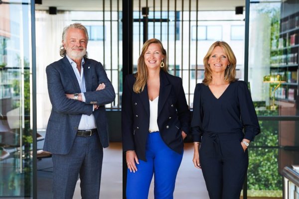 V.l.n.r.: Rob Kossen, Marcella de Haan, Andrea van de Velde