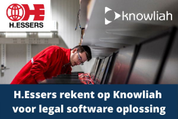 H.Essers rekent op Knowliah voor legal software oplossing