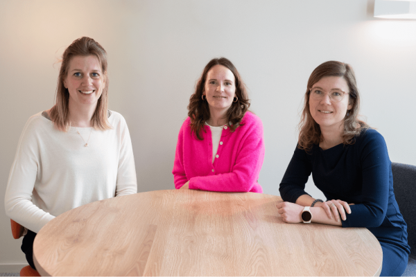 Ellen van Roosmalen, Priscilla van Haastrecht en Roos Blom