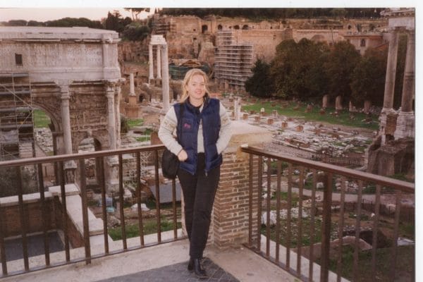 Marjolein Dieperink 'toen' in Rome