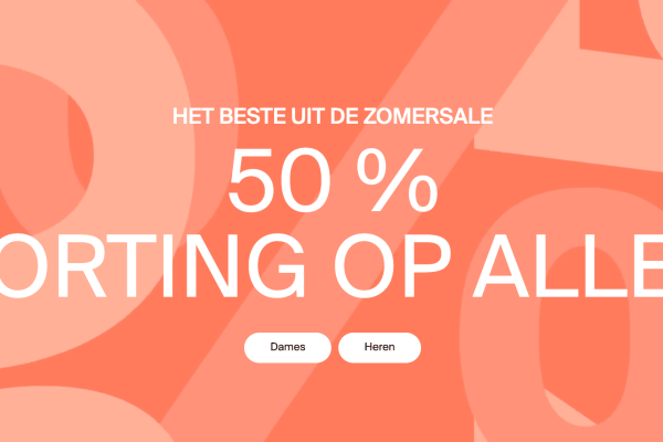 De website van Esprit Modeketen