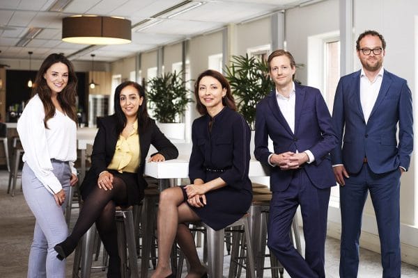 Team Utrecht van links naar rechts: Christel Kerkers, Keltoum Harraz, Janina Maduro, Michiel Stoové, Lars ten Wolde)