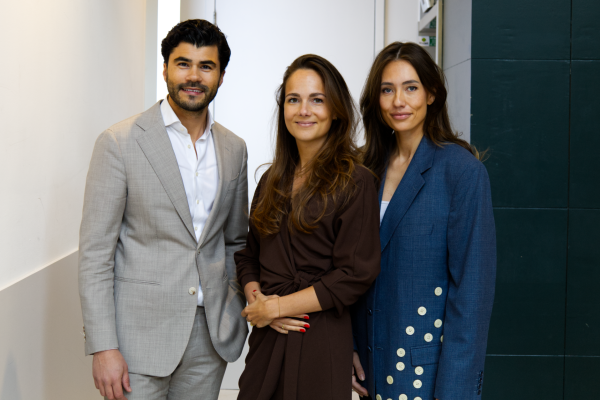 Vlnr: Sylvester Römer, Kirsten Maes en Julia Mekkes